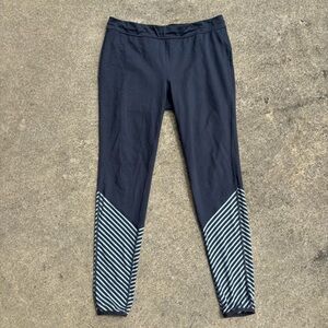 Mountain Hardware Butterlicious Stripe Tight Leggings Women's Size Large